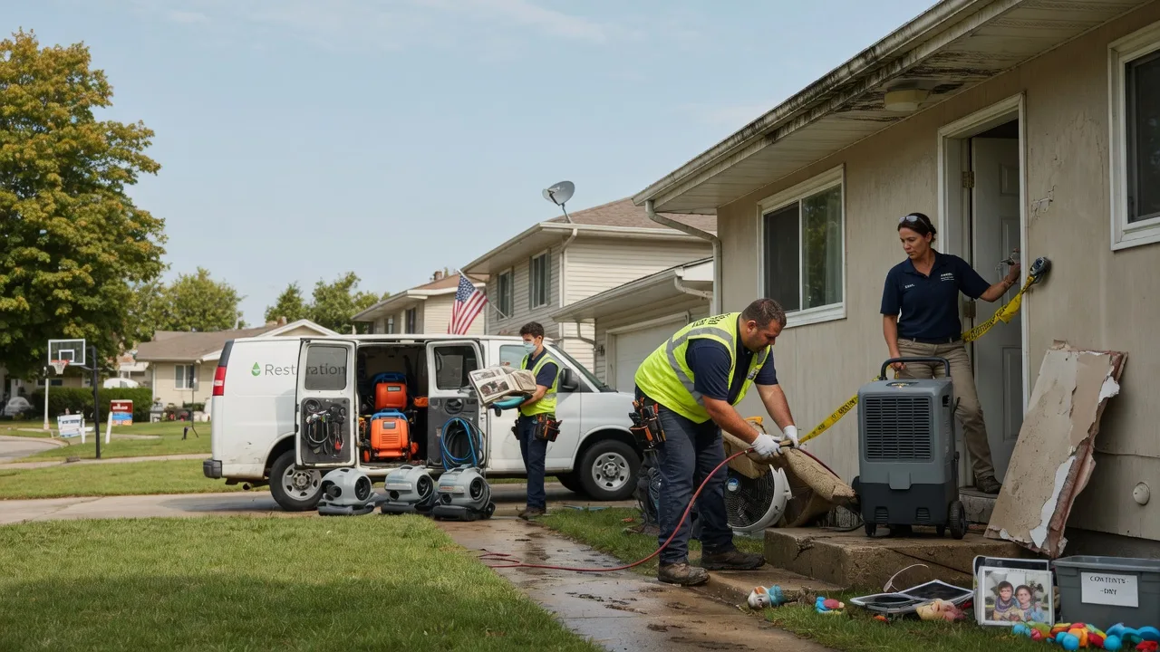 Water Damage Restoration in Gibson City, IL near me